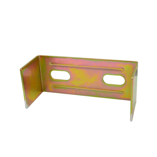 nylon guide roller bracket NRB02, material: steel, color: yellow zinc plating
