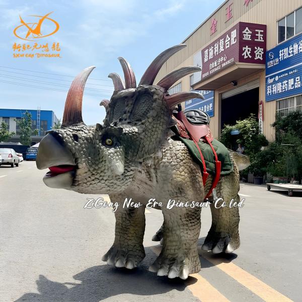 Electric Child Kiddie Dinosaur Rides with Light and Music in Shopping Mall and Park