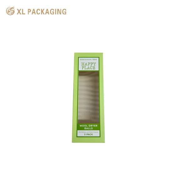 350gsm Foldable Card Box with Glue-Free Tuck Top Structure and Clear PVC Window for Eco-Friendly Packaging