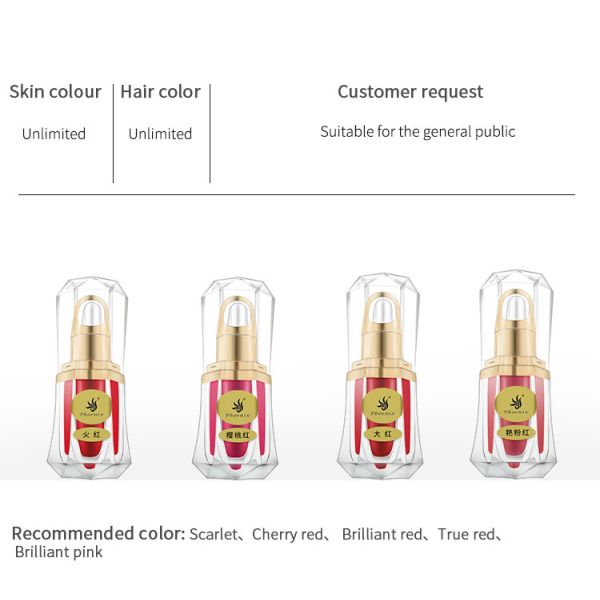 Чернила татуировки брови 60 g микро- установили постоянные пигменты макияжа 60g