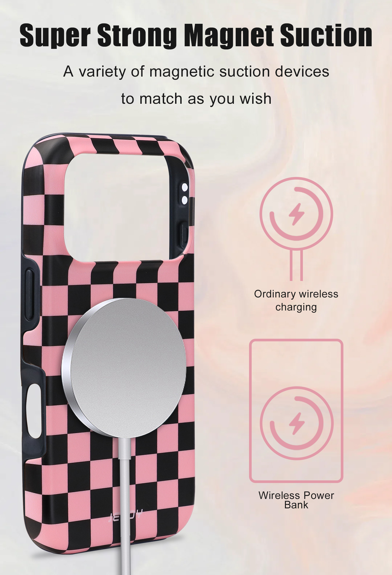 Customizable 5m Shockproof Compatible Magsafe 3D Film Sublimation Blank Phone Case for iPhone
