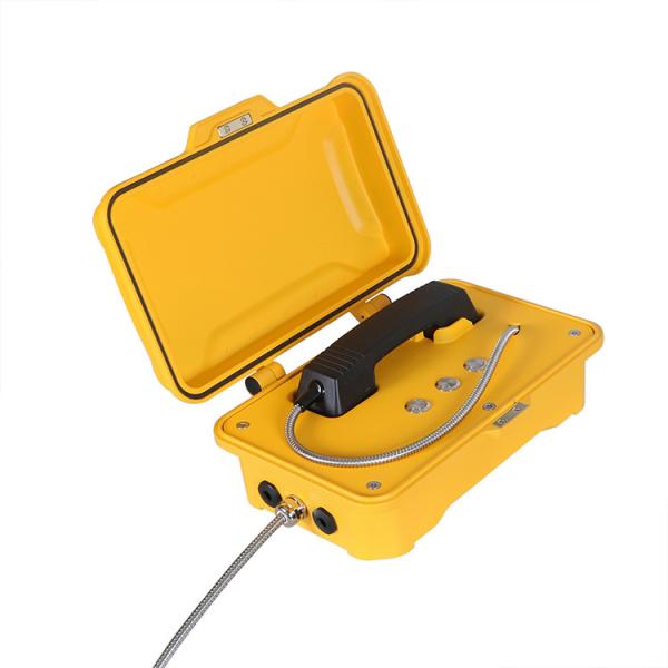 IP67 Aluminum Alloy Speed Dial Emergency Roadside Telephone SIP Moisture Resistant
