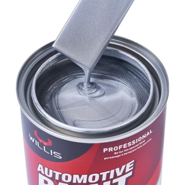 Chrome Effect Pigment Silver Metallic Automotive Paint Colors Weather Resistant