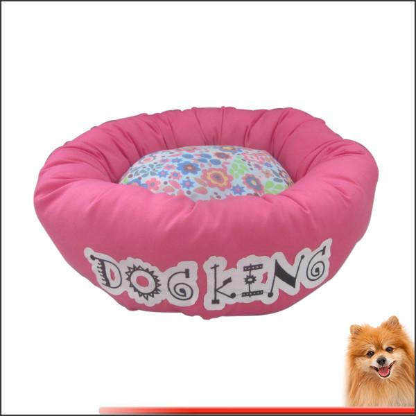 Cooling Dog Beds Canvas Fabric With Flower Printed Dog beds Factory