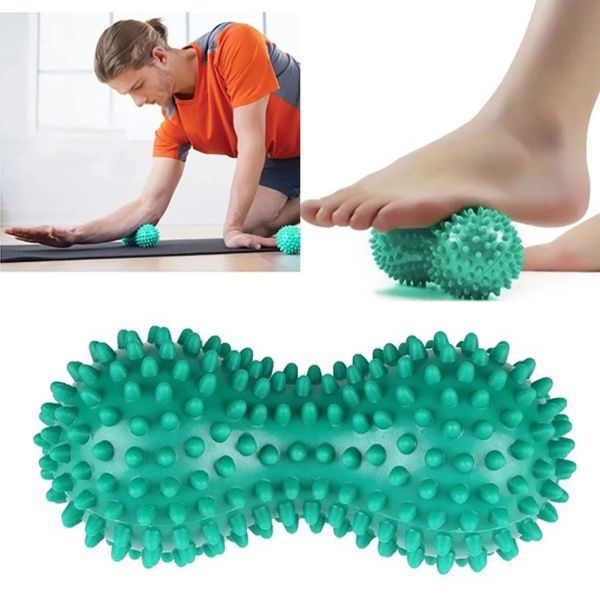 Peanut Shape Yoga Fitness Massage Ball PVC Muscle Relax Body Hand Foot Massager