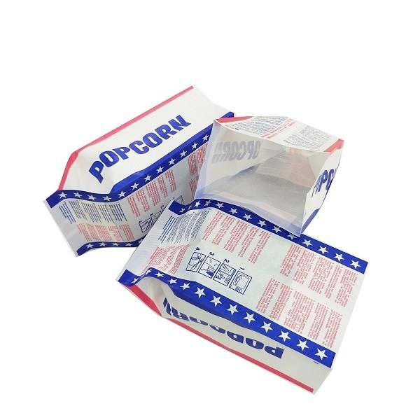 Microwave 1 Oz Popcorn Bag Custom Printed Popcorn Bags 100 Microns