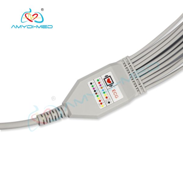 2.8M Ekg Ecg Cable GE Hellige Micro Smart MAC 500/1100 MAC 1200/1200 ST 10 Lead