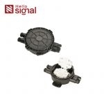 Соединение Closure-ZCSC-H024-02 7231102 черного оптического волокна горизонтальное