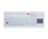 Clavier de membrane industriel de 105 clés avec la disposition intégrée de la Russie de pavé numérique