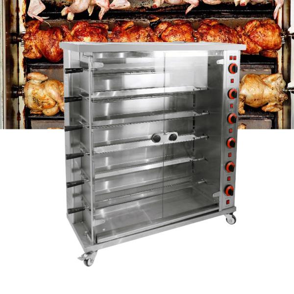 Commercial Electric & Gas Chicken Roaster Rotisserie Grill Machine Roast Chicken Machine