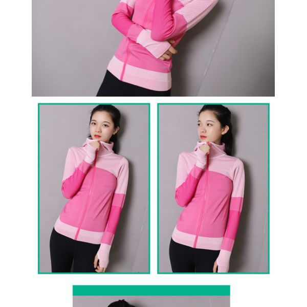 Обслуживание ODM OEM Hoodie застежка-молнии быстрых сухих женщин Richee атлетическое вверх