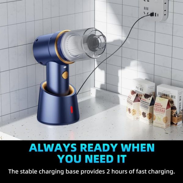 High Power Cordless Vacuum Cleaner With Air Blower Charging Base