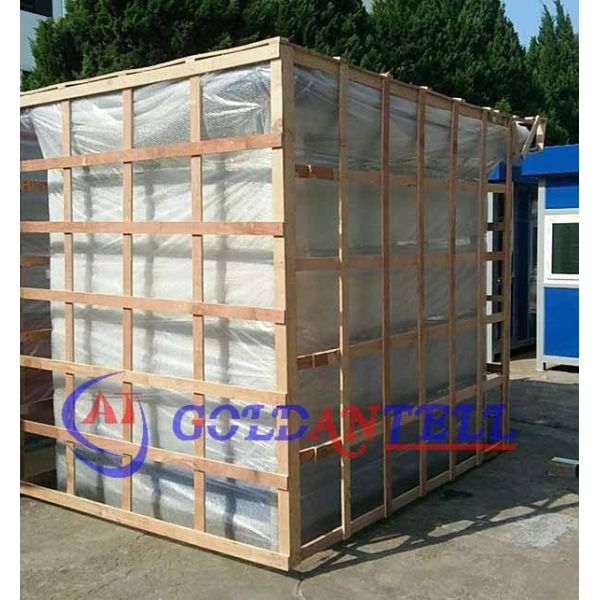 Modern Steel Security Guard House 1800x1800x2500mm Waterproof Customizable