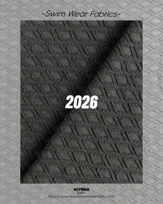 170cm Width Swim Textured Fabrics Alternatives with Textured Pattern