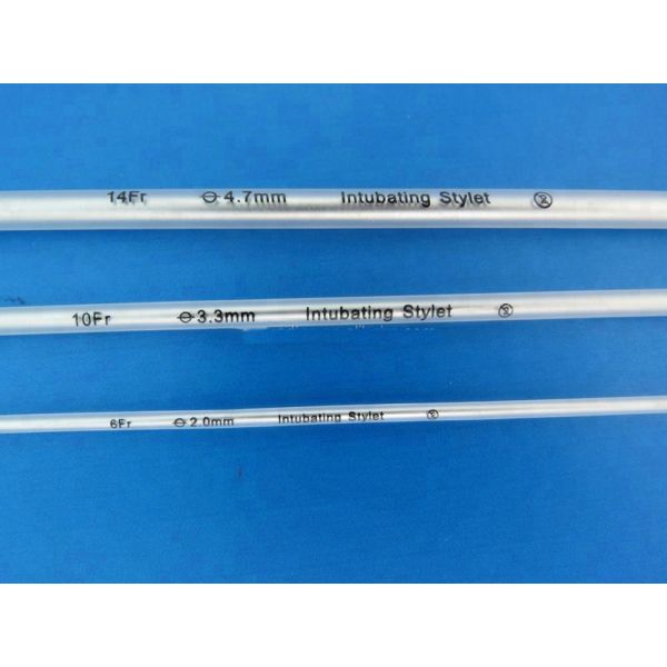 Stylet Introducer трубки потребляемых деталей CE 6Fr 8Fr медицинский эндотрахеальный
