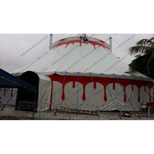 Colorful Roof Cover High Peak Tents , Pagoda Party Tent Decoration For Outside Event