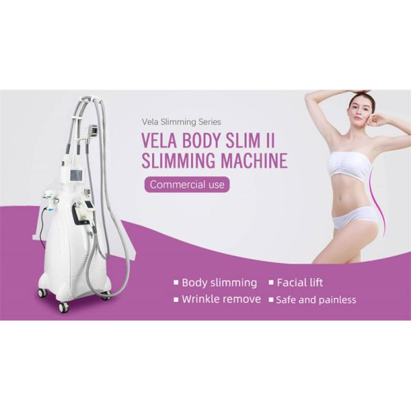 Vertical Vela Shape Machine Rf Roller Vacuum 40k Cavitation For Body