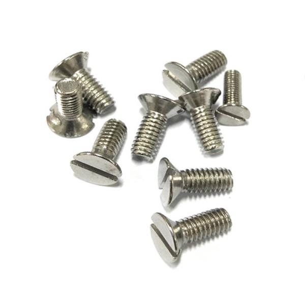 M3*12mm Stainless Steel A2-70 SS304 Slotted Countersunk Head Screws
