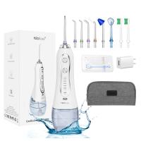 Limpiador de dientes de ultrasonido de 2500mah 5 modos Limpiador de agua de mano portátil Poderoso regador oral