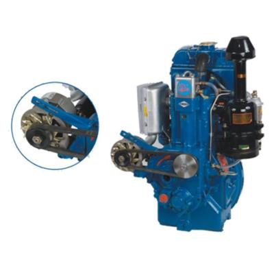 DLK195 Farm Tractor Parts Single Cyclinder Diesel Tractor Engine Gear Drive 9.4kw