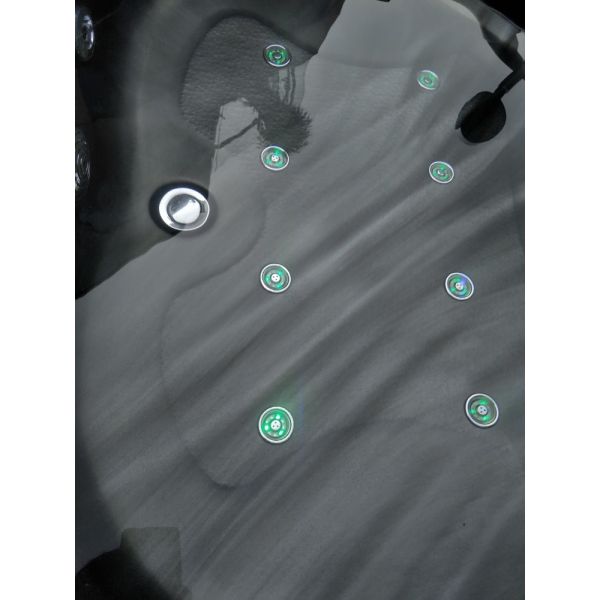 Ванны массажа воздуха водоворота крытая черная релаксация здоровья 1500 x 800