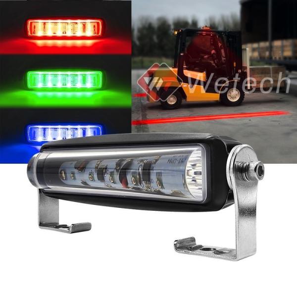 Green Line Beam LED Work Light Warning Light Forklift Zone Light with 10-80V DC Operating Voltage and PC Lens Material