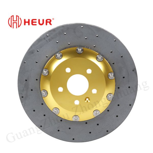 HEUR Brake Carbon Ceramic Disc For Audi S4 B8 Refit 380*36MM Front Set