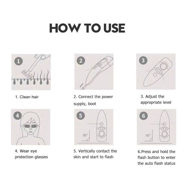 Permanent IPL Hair Removal Epilator Depilatory ICE Cool Laser Full Body Use