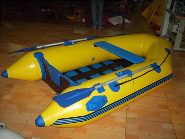 2.3m Inflatable Fishing Boats With Air Deck , Lightweight Rigid Inflatable Boat
