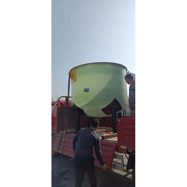 Winding FRP Water Storage Tank Horizontal For Chemical Salt Acid