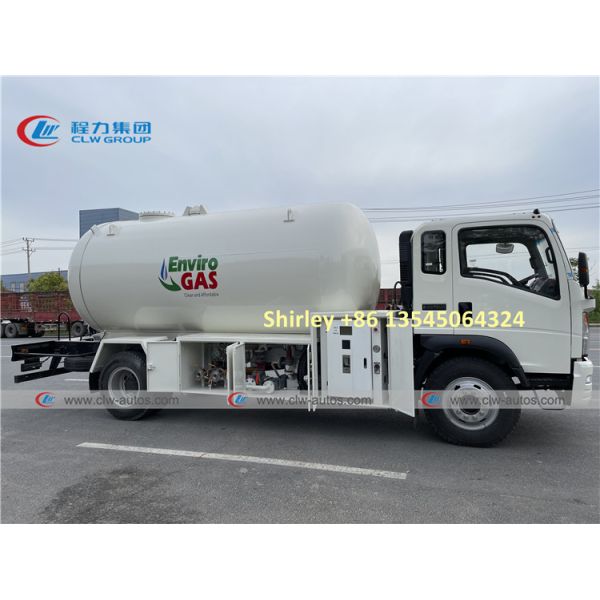 Автоцистерна RHD LPG Bobtail 2 тонны 5 тонн 7 тонн