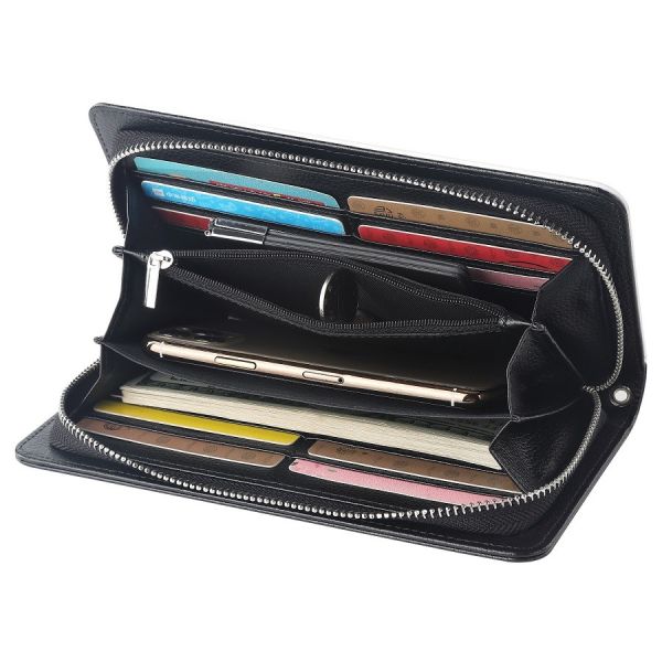 Big Capacity Leather Blank Sublimation Wallets For Men And Women Personalized Long Wallet