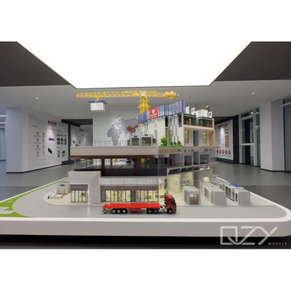 1:20 Prefabricated Building Dynamic Exhibition Model | Construction Technology Display Model