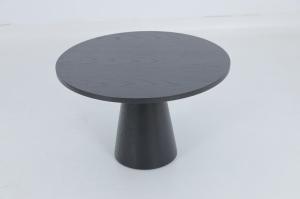 Home And Commercial Round Wooden Living Room Coffee Table Customized Sizes