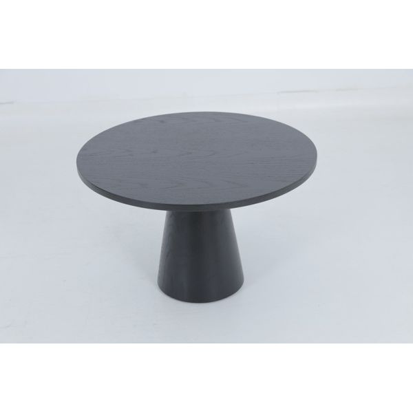 Home And Commercial Round Wooden Living Room Coffee Table Customized Sizes