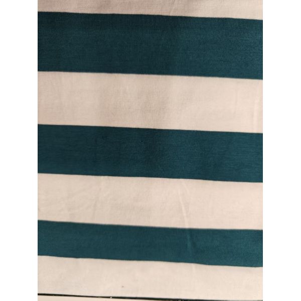 Breathable And Moisture-Wicking, High Quality Comfortable And Striped Knit Fabric Breathable For T-Shirt