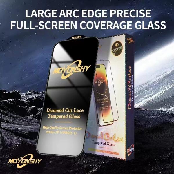 2.5D Radian Privacy Phone Screen Protector 0.33mm Smartphone Screen Protector