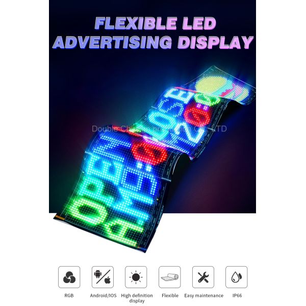 Высококонтрастный светодиодный гибкий задний экран для внутренних и наружных помещений с рейтингом IP66