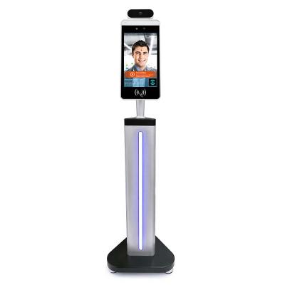Vertical Human Body Temperature Infrared Thermometer Face Recognition For Publics