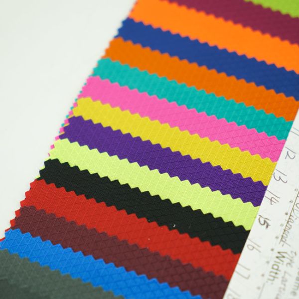 100% Polyester PU Diamond-Type Lattice Fabric Durable Material For Backpack And Other Item