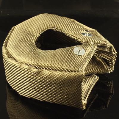 Silica / Basalt Fabric Titanium Lava Turbocharger Heat Shield Cover Fire Shield Turbo Blanket