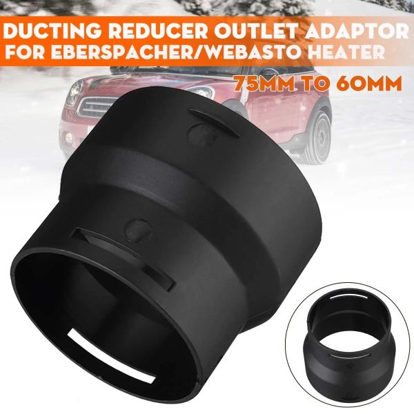 60mm 75mm Diesel Heater Ducting Pipe Reducer Adapter Converter