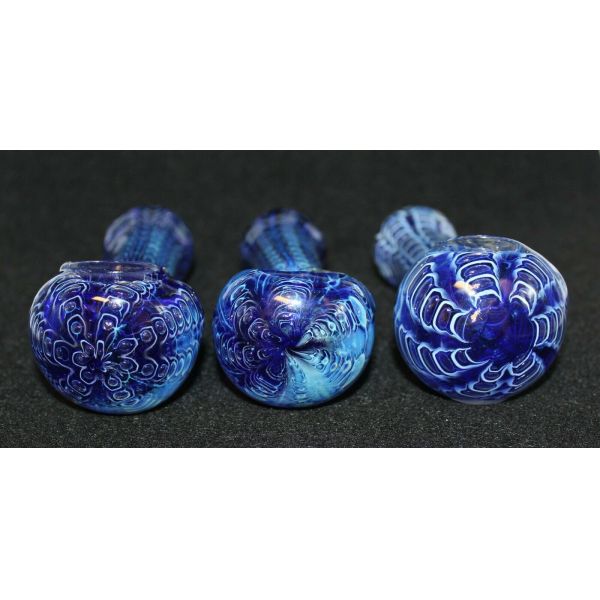 рука 4 1/2» стеклянная пускает курение по трубам табака шторма пузыря толстое