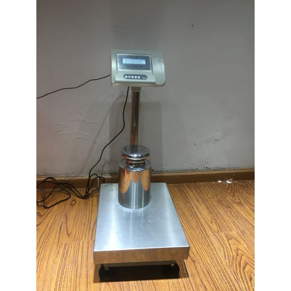Platform scale INIB-3040 60Kg/1g 30*40CM Industry alloy steel Bench Scale With Sticker Printer and Big LED display 220VAC