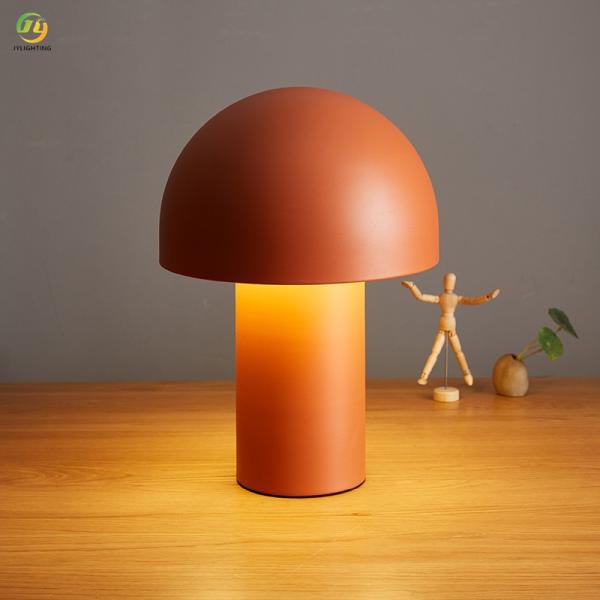 JYLIGHTING Minimalist Mushroom Lamp Nordic Home Study Lamp Net Celebrity Personality Creative Bedroom Bedside Table Lamp