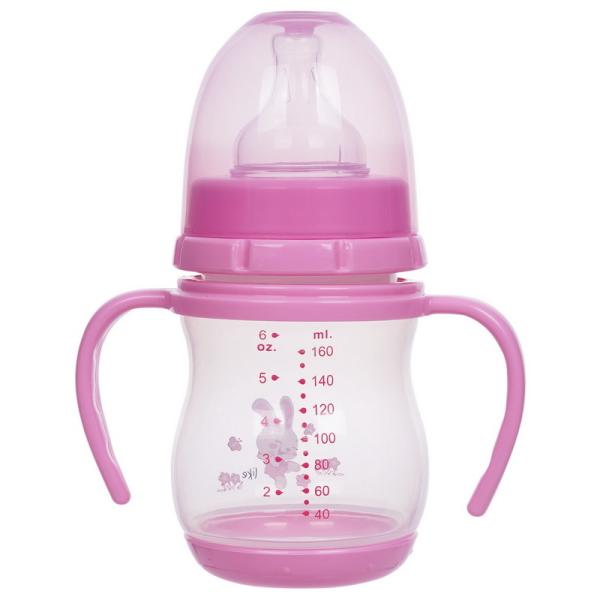 BPA Free 6oz 160ml Wide Neck Arc Polypropylene Baby Bottles