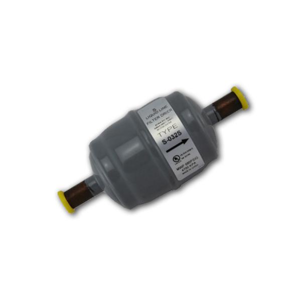 Grey copper Freezer Filter Drier For Refrigerator S Series Acid Removal
