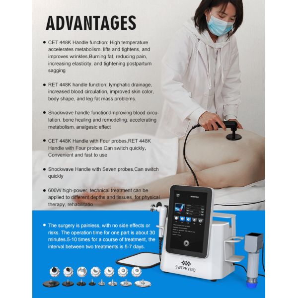 12Máquina de recuperación postparto de pantalla de 1 pulgada para contorno / rejuvenecimiento de la piel