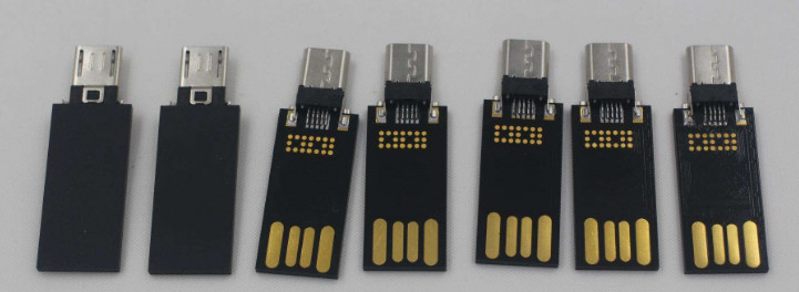 Длинный обломок флэш-памяти Udp печатает соединитель 128GB 32GB 2,0 3,0 c