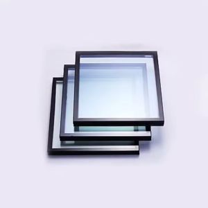 10mm Double Tempered Low E Hollow Glass Panel Soundproofing Ice Pattern